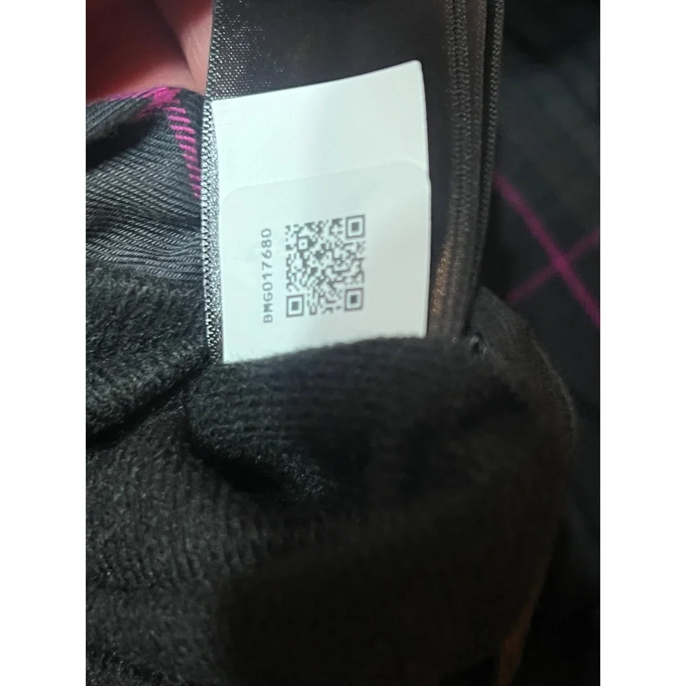 The North Face Mens XXL Reversible Quilted Flannel Shirt Jacket Black Plaid